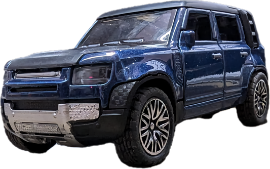 diecast SUV model, blue alloy car collectible, toy SUV for display, non-rc model car, pull-back toy car, SUV model toy for kids, collectible vehicle toy, durable toy car, gift for car fans