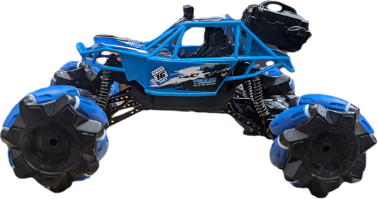 Remote Control Monster Truck – Blue All-Terrain Utility RC Car